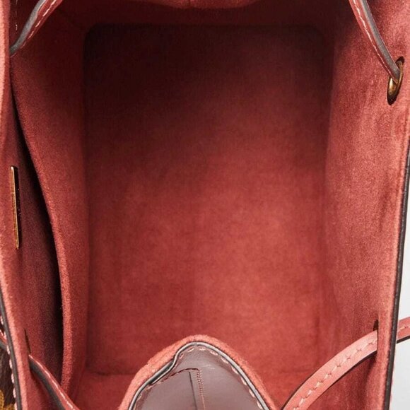 Louis Vuitton Monogram Coated Canvas and Rose Vernis Hot Springs Backpack Bag - Picture 10 of 12